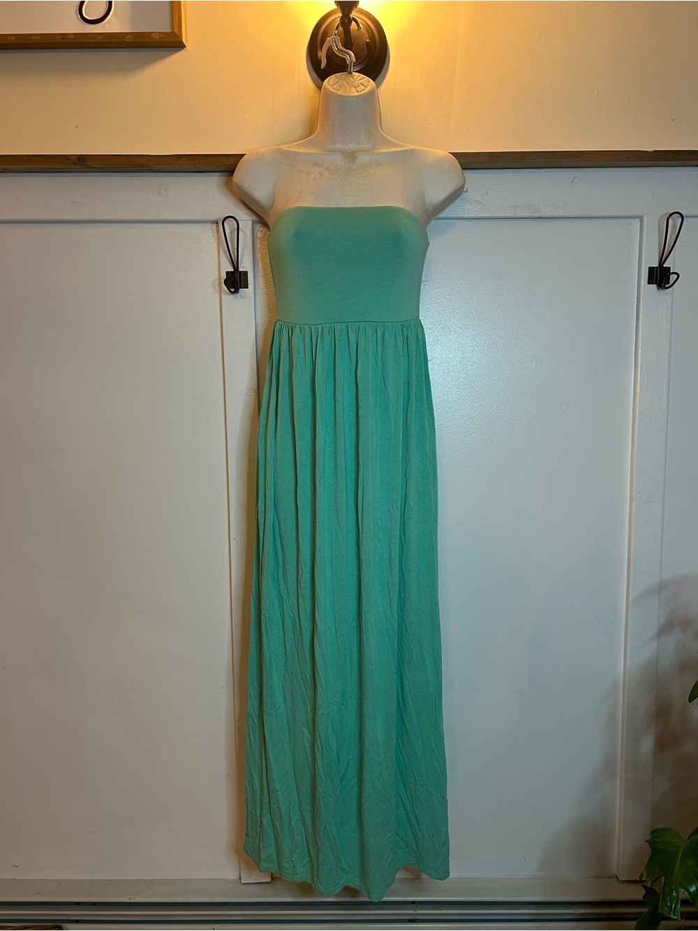 Forever 21 Strapless Maxi Dress in Mint